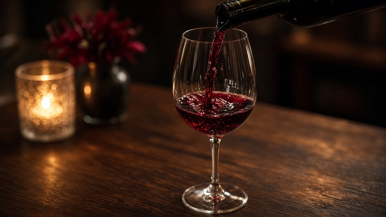 Wine being poured at Del Sol
